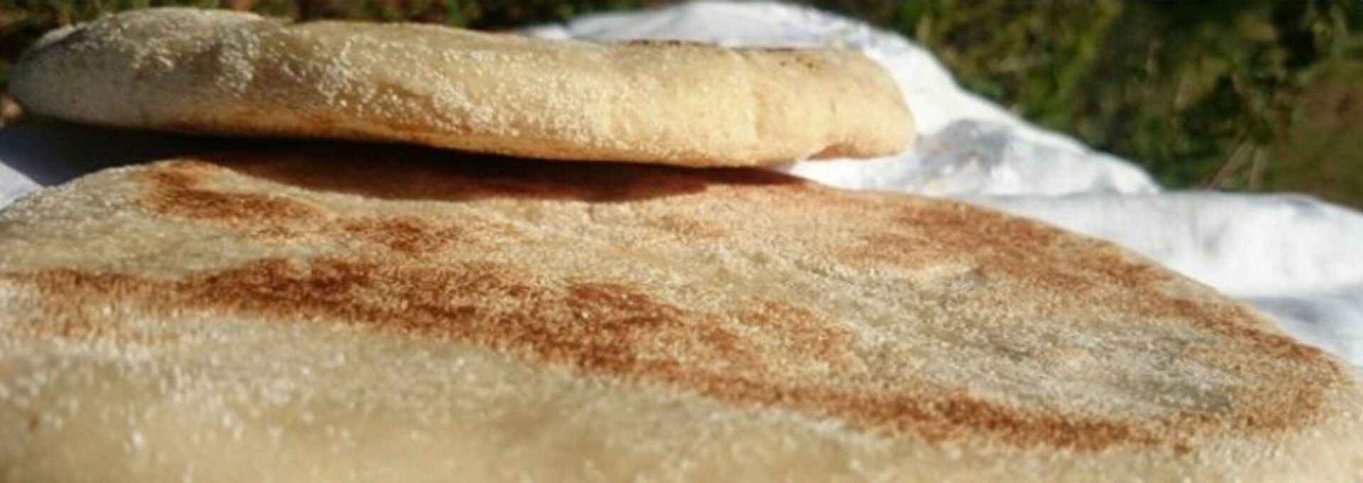 Pane piatto marocchino in padella | © Foto: Doreen Düe Pane piatto marocchino in padella | © Foto: Doreen Düe