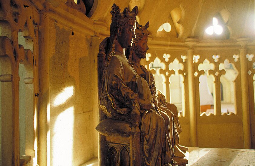 © Das Kaiserpaar - Otto I, der Große, und seine Frau Editha im Magdeburger Dom © IMG Investitions- und Marketinggesellschaft Sachsen-Anhalt mbH