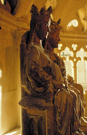 © Das Kaiserpaar - Otto I, der Große, und seine Frau Editha im Magdeburger Dom © IMG Investitions- und Marketinggesellschaft Sachsen-Anhalt mbH