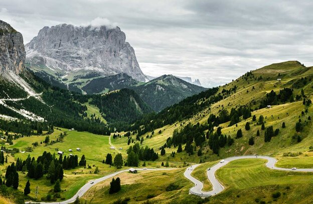 Passo Gardena, Dolomiti | © Passo Gardena, Foto: noktural - stock.adobe.com