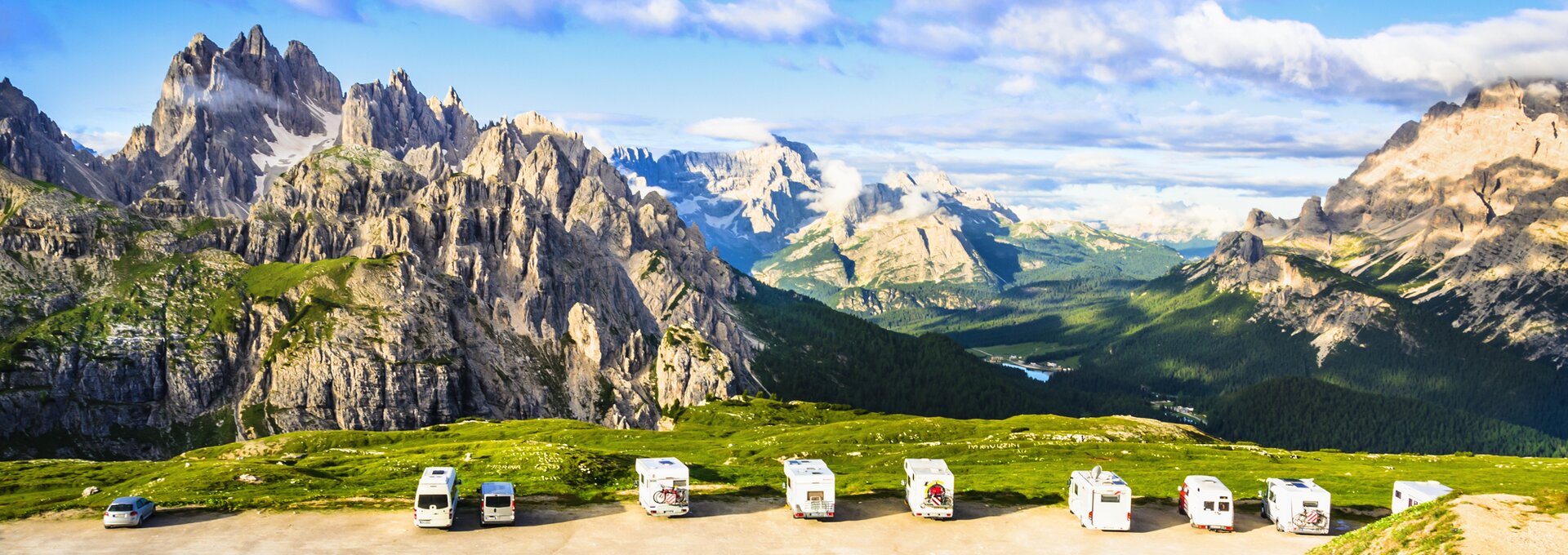 Tre cime, Lavaredo, camper | © Foto: Anna Jedynak, Shutterstock Tre cime, Lavaredo, camper | © Foto: Anna Jedynak, Shutterstock